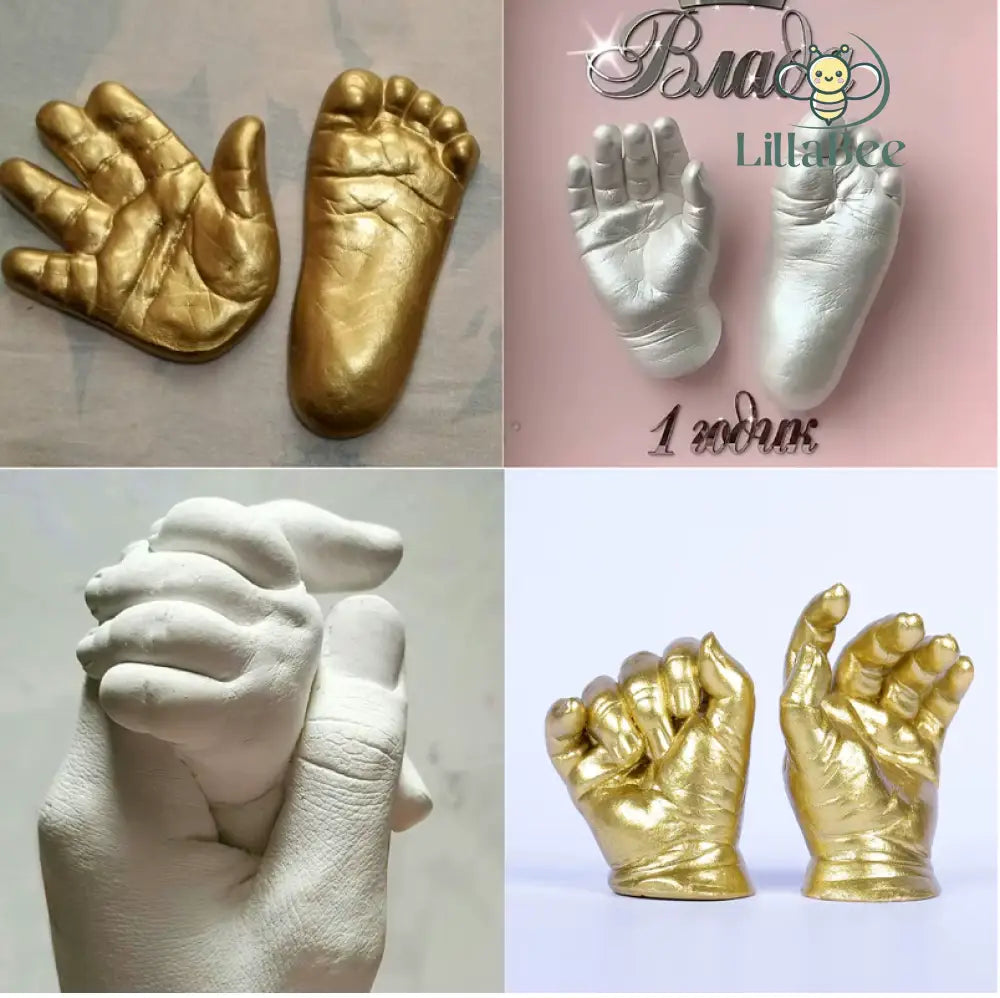 3D Hand- En Voetafdruk Set