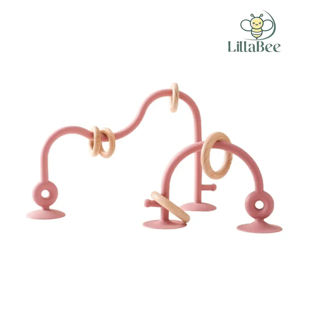 Siliconen Bijtring Montessori Roos